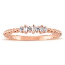 Load image into Gallery viewer, Baguette &amp; Round Diamond Ring
