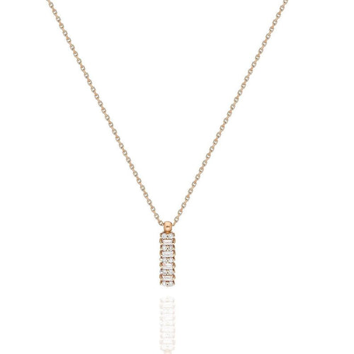 Baguette Diamond Necklace