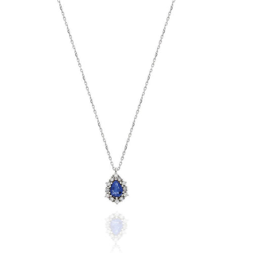 Blue Sapphire Necklace