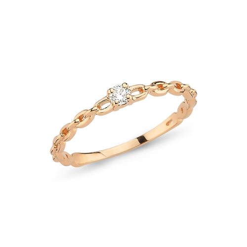 Chain Diamond Ring