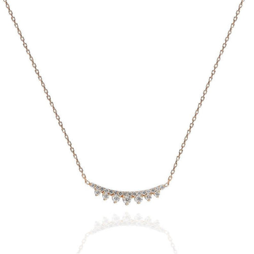 Curved Daimond Necklace