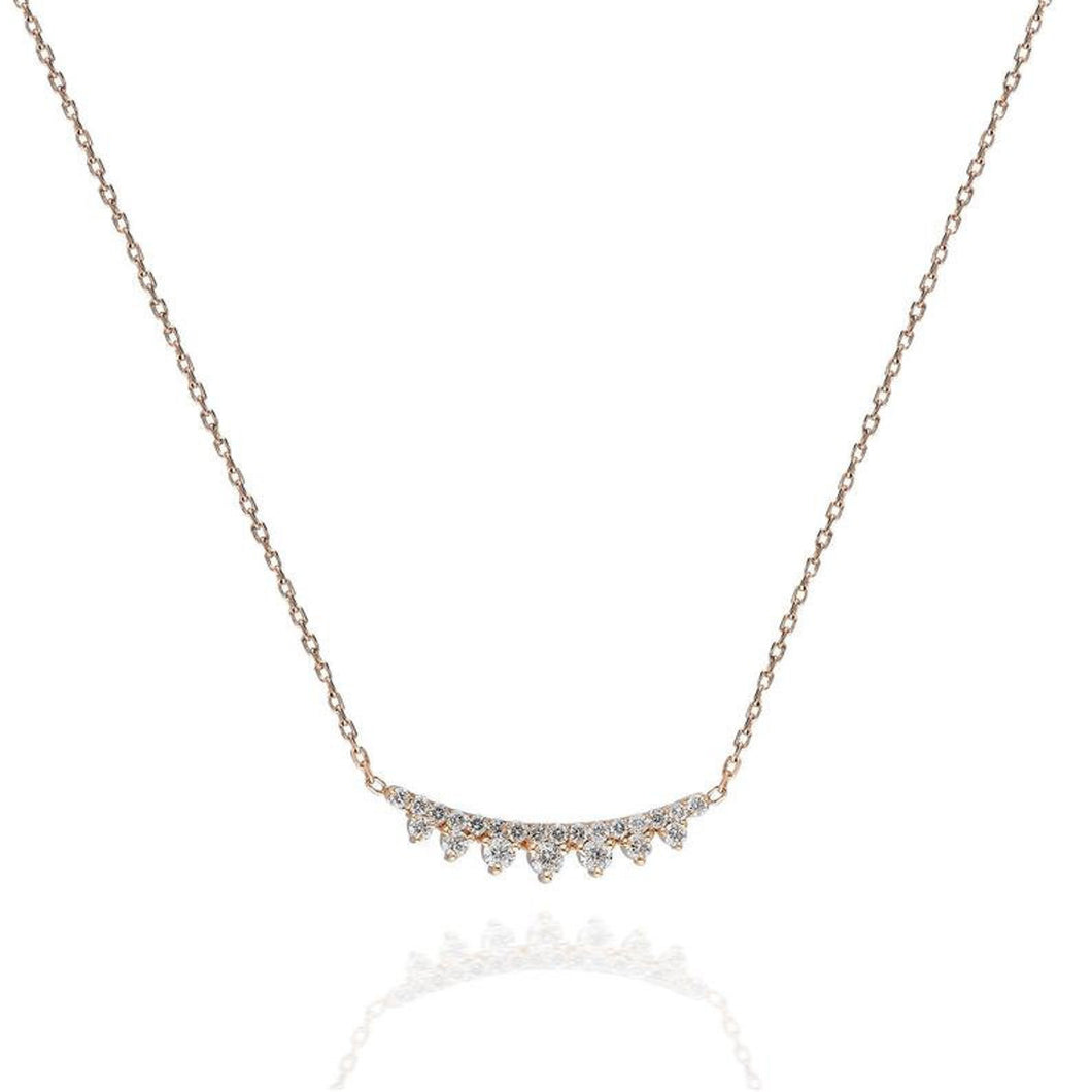 Curved Daimond Necklace