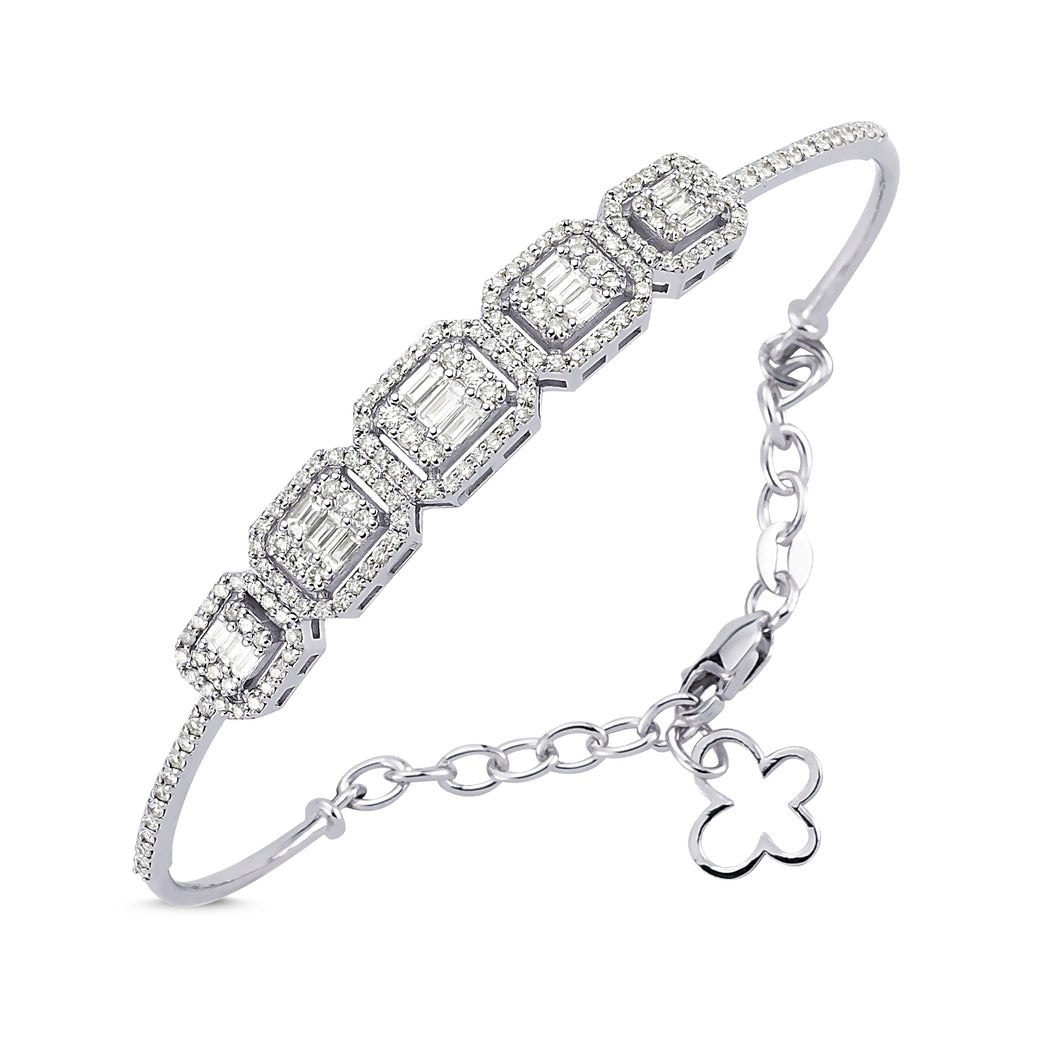 Mixed Shaped Diamond Bracelet