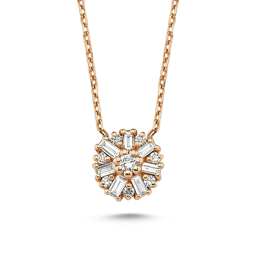 Diamond Cluster Necklace