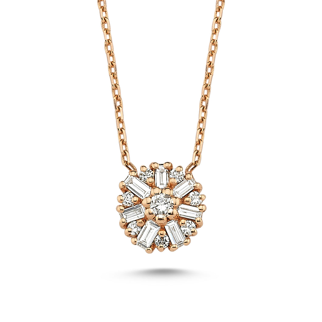 Diamond Cluster Necklace