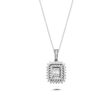 Load image into Gallery viewer, Diamond Cluster Necklace
