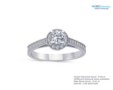 Load image into Gallery viewer, Halo Engagement Ring
