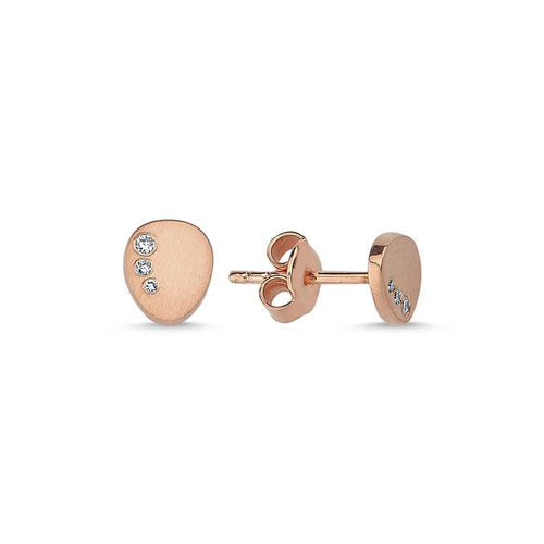 Minimalist Diamond Stud Earrings