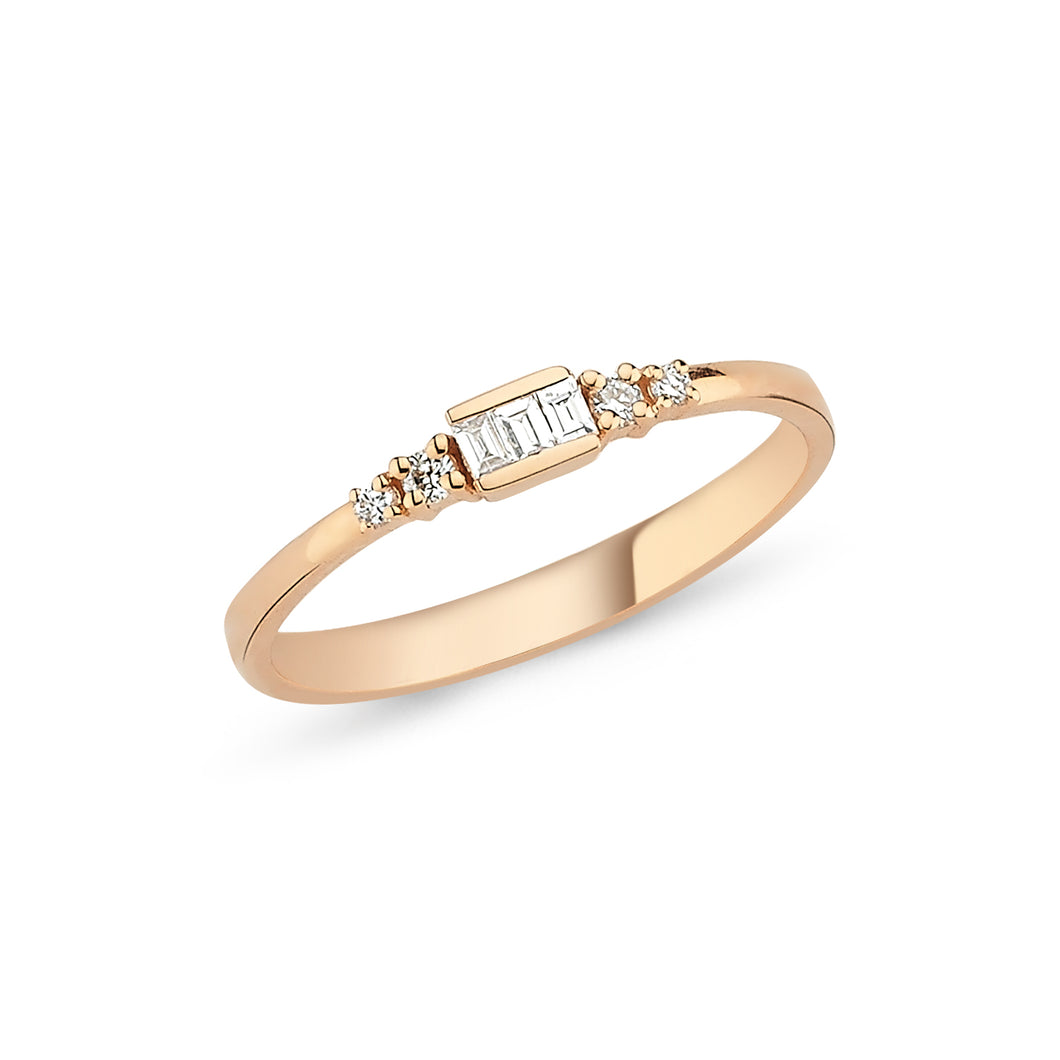 Multi Baguette Diamond Ring