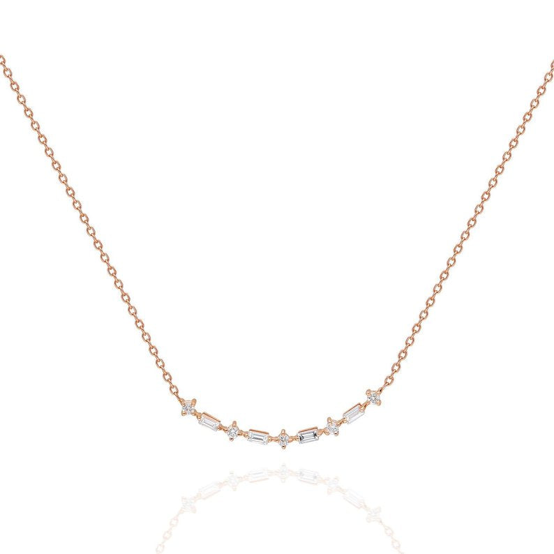 Multi Diamond Necklace