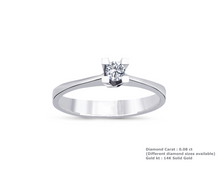 Load image into Gallery viewer, Natural Diamond Engagement Ring
