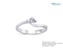 Load image into Gallery viewer, Pear Shaped 4 Prong Set Engagement Ring
