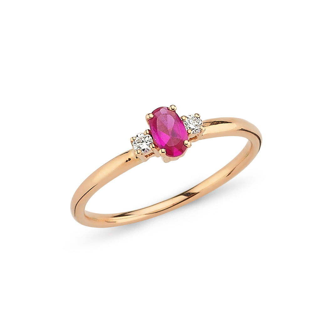 Ruby Diamond Ring