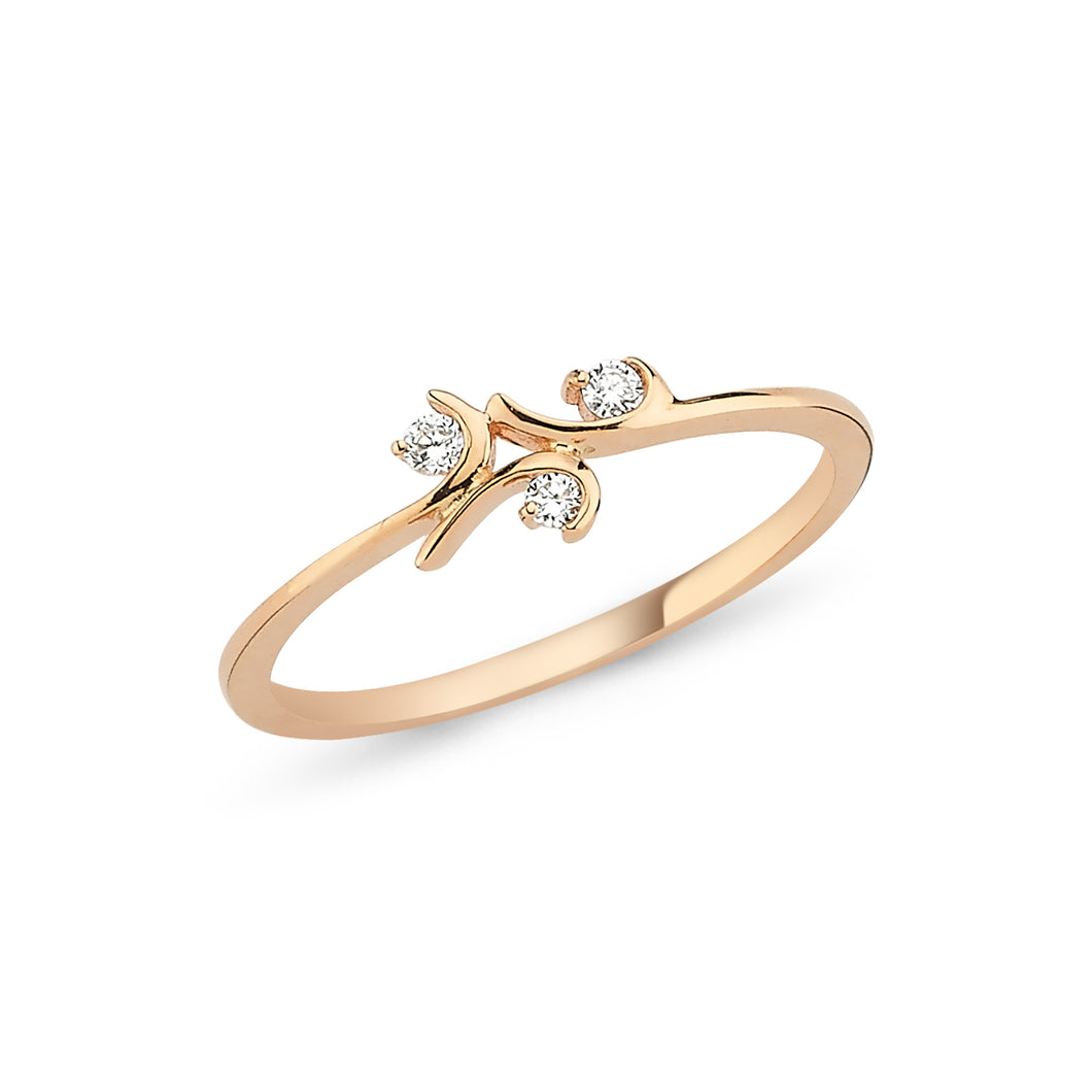 Twig Diamond Ring 