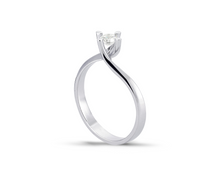 Load image into Gallery viewer, Twisted Pring Engagement Ring
