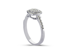 Load image into Gallery viewer, Unique Pave Set Diamond Engagement Ring
